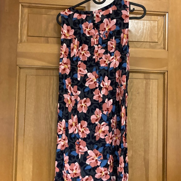 Loft Floral Swing Dress, Size S - Picture 5 of 6